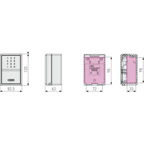 Master Lock ABUS KEY GARAGE KG787 SMART BLUETOOTH WALL MOUNT KEY SAFE Safes & Key Storage 4 Master Lock ABUS KEY GARAGE KG787 SMART BLUETOOTH WALL MOUNT KEY SAFE Safes & Key Storage