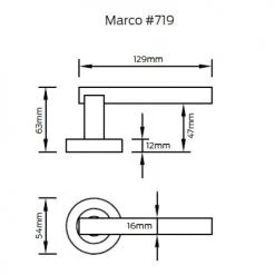 SCHLAGE 7000 SERIES LEVERSET - MARCO