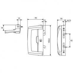 Locking Solutions LOCKWOOD ONYX PATIO SLIDING DOOR LOCK 14 Locking Solutions LOCKWOOD ONYX PATIO SLIDING DOOR LOCK