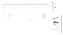 KETHY PS330 CABINET PULL HANDLE Cabinet Handles