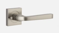 IVER DOOR LEVER ANNECY SQUARE ROSE BACKPLATE Door Handles & Levers