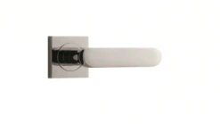 IVER DOOR LEVER ANNECY SQUARE ROSE BACKPLATE Door Handles & Levers