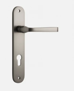 IVER DOOR LEVER ANNECY OVAL BACKPLATE Door Handles & Levers
