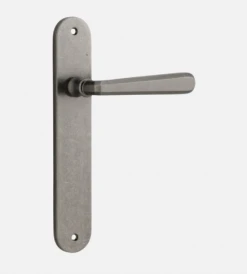 IVER DOOR LEVER COPENHAGEN OVAL BACKPLATE Door Handles & Levers 33 IVER DOOR LEVER COPENHAGEN OVAL BACKPLATE Door Handles & Levers