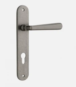 IVER DOOR LEVER COPENHAGEN OVAL BACKPLATE Door Handles & Levers 34 IVER DOOR LEVER COPENHAGEN OVAL BACKPLATE Door Handles & Levers
