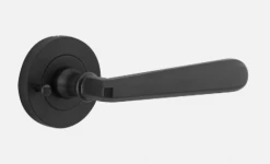 Door Handles & Levers IVER DOOR LEVER COPENHAGEN ROUND ROSE BACKPLATE