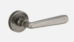 Door Handles & Levers IVER DOOR LEVER COPENHAGEN ROUND ROSE BACKPLATE