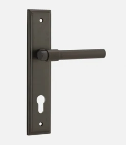 IVER DOOR LEVER HELSINKI STEPPED BACKPLATE Door Handles & Levers