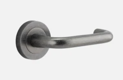 IVER DOOR LEVER OSLO ROUND ROSE Door Handles & Levers