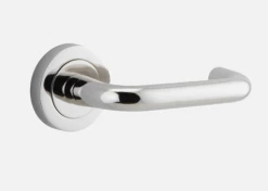 IVER DOOR LEVER OSLO ROUND ROSE Door Handles & Levers