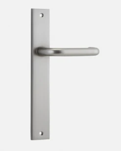 Door Handles & Levers IVER DOOR LEVER OSLO RECTANGULAR BACKPLATE