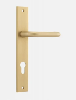 Door Handles & Levers IVER DOOR LEVER OSLO RECTANGULAR BACKPLATE