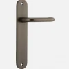 Door Handles & Levers IVER DOOR LEVER OSLO OVAL BACKPLATE