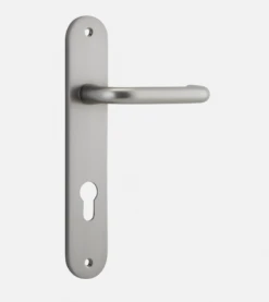 Door Handles & Levers IVER DOOR LEVER OSLO OVAL BACKPLATE