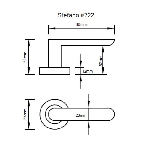 SCHLAGE 7000 SERIES LEVERSET - STEFANO 2 SCHLAGE 7000 SERIES LEVERSET - STEFANO