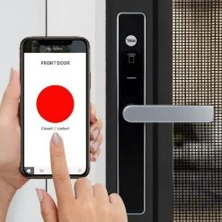 Digital Locks YALE UNITY SECURITY DOOR LOCK SILVER WITH CONNECT BRIDGE AND KEYPAD