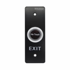 NEPTUNE TOUCHLESS EXIT,MULLION,NO/NC/C,LED,1.7mm SS,12-24V,BLACK Access Control