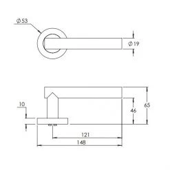MADINOZ URBAN ROUND ROSE LEVERSET MDZ L55T 5 MADINOZ URBAN ROUND ROSE LEVERSET MDZ L55T