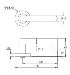 MADINOZ URBAN ROUND ROSE LEVERSET MDZ L81T 5 MADINOZ URBAN ROUND ROSE LEVERSET MDZ L81T