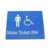 Tim The Sign Man Toilet & Shower Signage MALE DISABLED TOILET SIGN (RIGHT HAND)