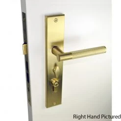 NIDUS OZI-1 LATCH & DEADBOLT COMBO - DOMICI KNURLED LEVER