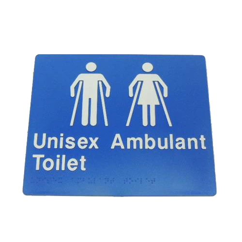 Tim The Sign Man UNISEX AMBULANT TOILET SIGN Toilet & Shower Signage 1 Tim The Sign Man UNISEX AMBULANT TOILET SIGN Toilet & Shower Signage