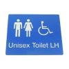Tim The Sign Man Toilet & Shower Signage UNISEX DISABLED TOILET SIGN (LEFT HAND)