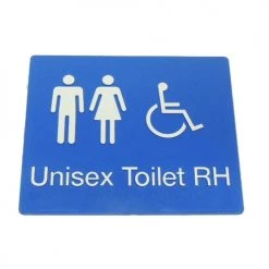 Tim The Sign Man UNISEX DISABLED TOILET SIGN (RIGHT HAND) Toilet & Shower Signage