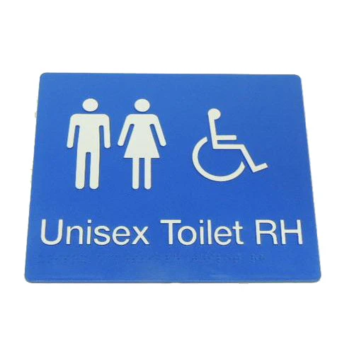 Tim The Sign Man UNISEX DISABLED TOILET SIGN (RIGHT HAND) Toilet & Shower Signage 1 Tim The Sign Man UNISEX DISABLED TOILET SIGN (RIGHT HAND) Toilet & Shower Signage